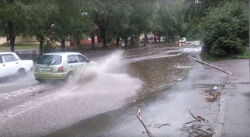 Томск.Ул.Сергея Лазо.26.07.15 после урагана