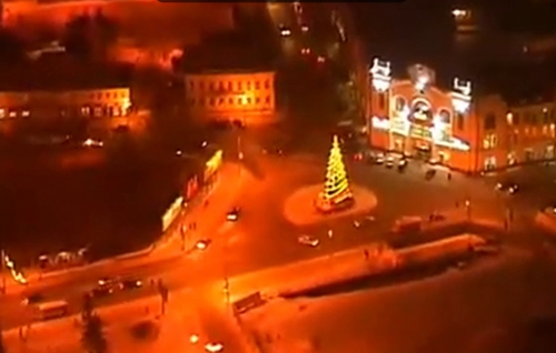 Ночной Томск с высоты птичьего полета
