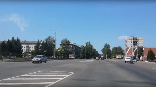 Сибирские просторы. Северск. По городу на авто.