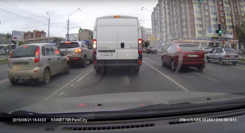 Боксёр- нарушитель ПДД