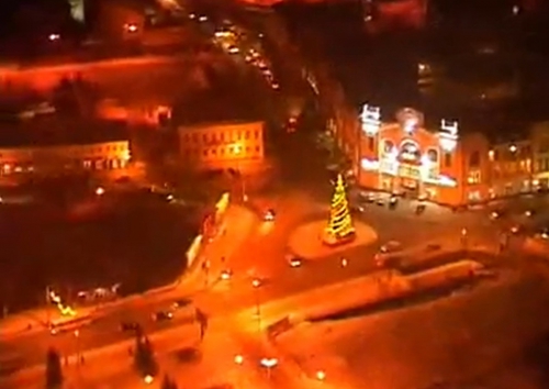 Ночной Томск с высоты птичьего полета
