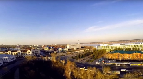 Томск с высоты птичьего полета
